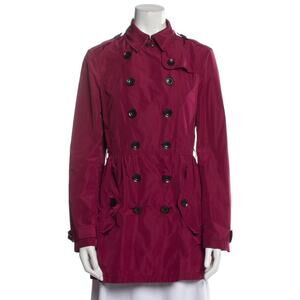 Women's BURBERRY Trench Coat Belted Double Breasted RARE EU 40 US 6
